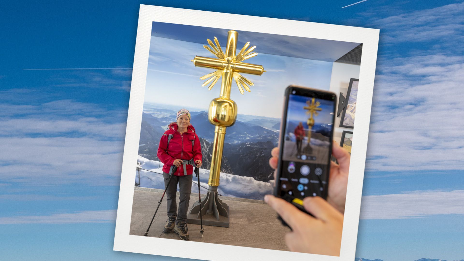 Video: Zugspitze: Selfie ohne Risiko!