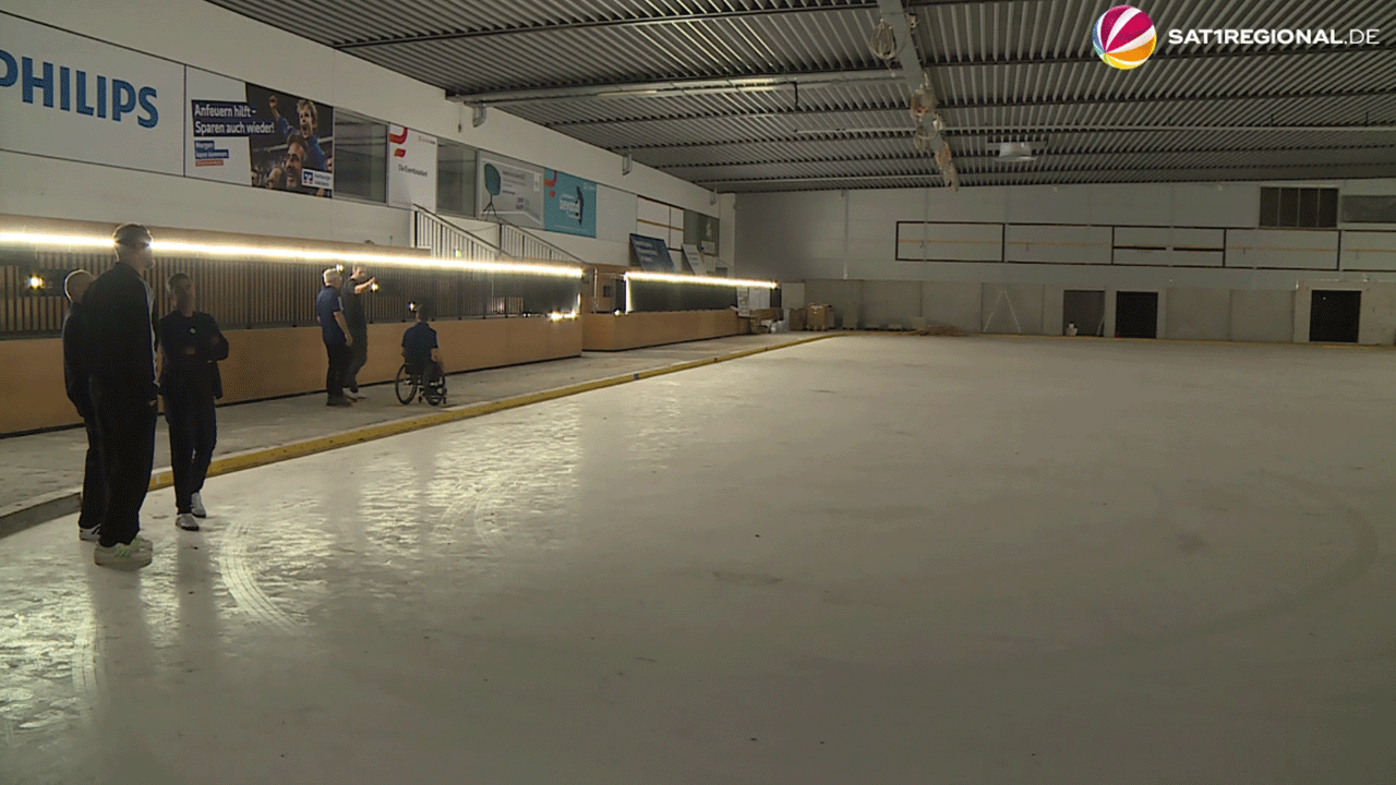 Video: Eislaufhalle im Hamburger Volkspark wird umgebaut