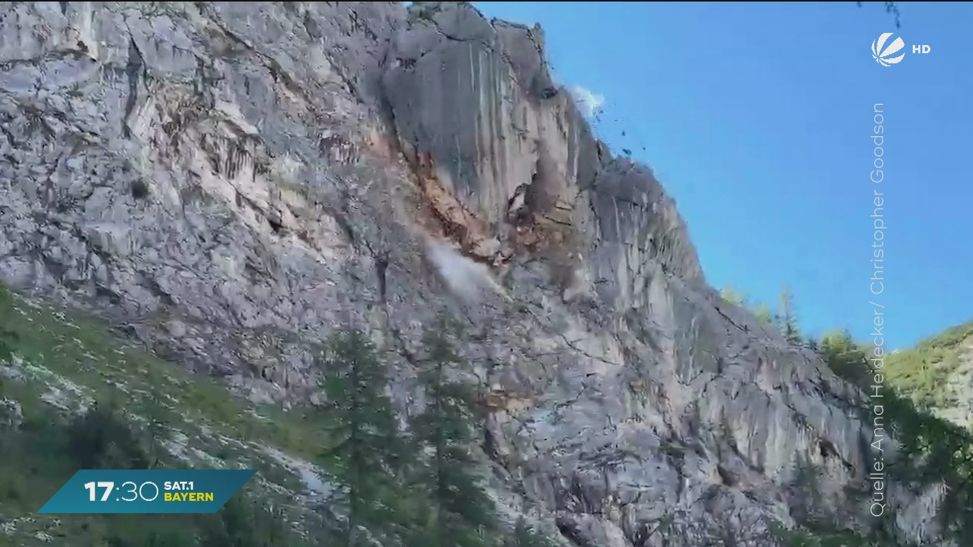 Video: Felssturz im Nationalpark Berchtesgaden: 20 Wanderer per Hubschrauber gerettet
