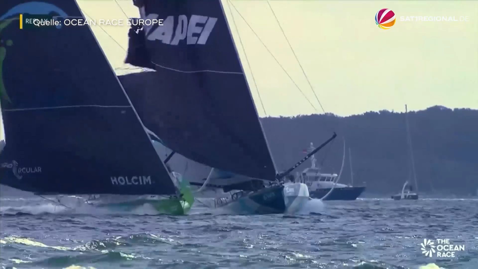 Video: Nach Ocean Race-Unfall in Kiel: Beschädigte Yachten wieder startklar