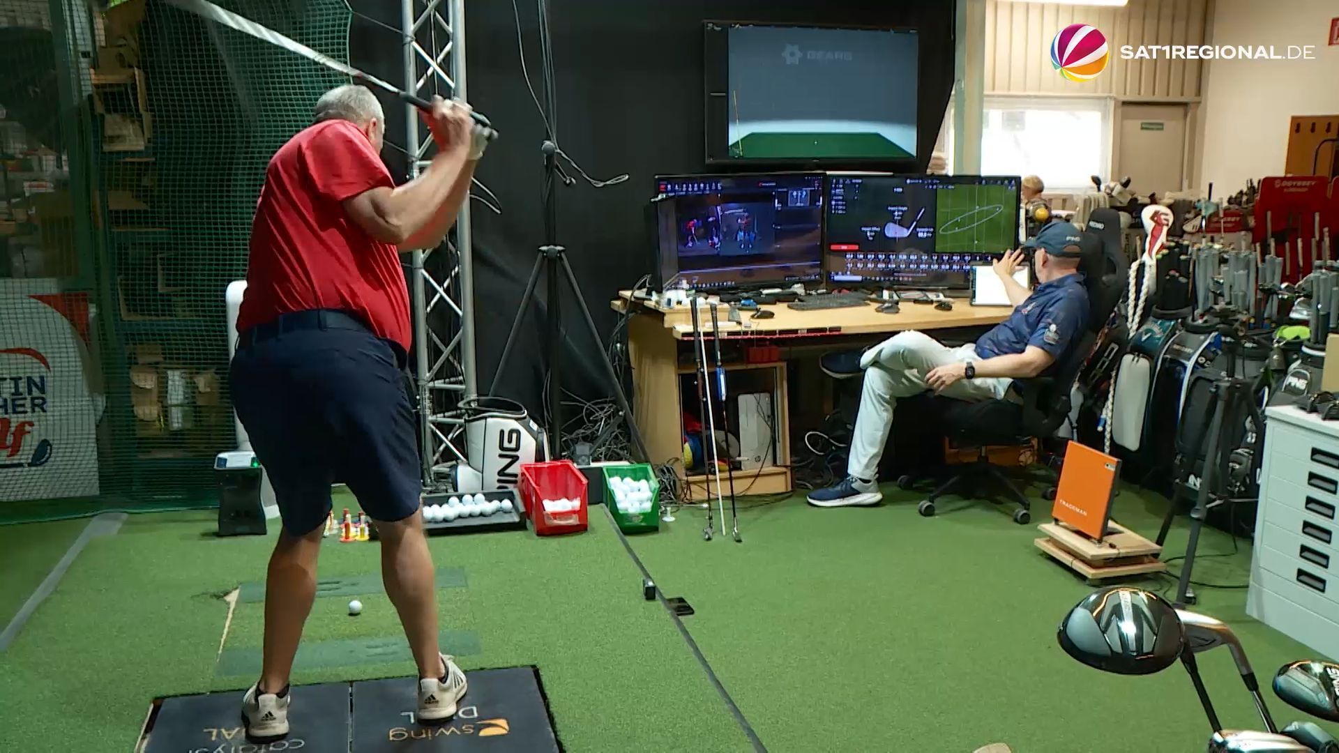 Video: Golfschlägerfitting in Nienburg: So findet jeder den passenden Schläger