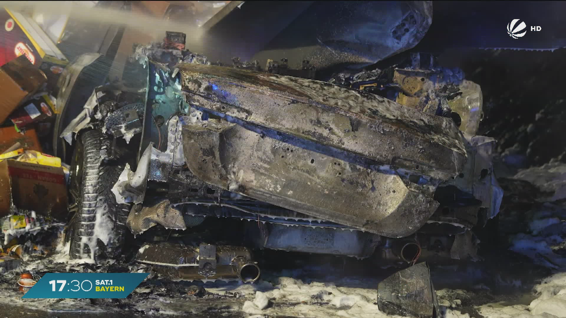 Video: Tödlicher Unfall auf der A9 bei Greding: Polizei vor einem Rätsel