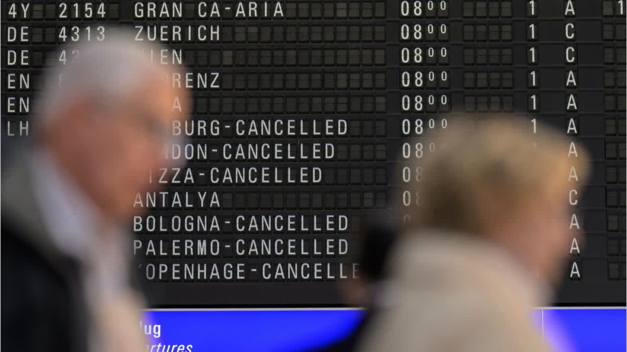 Video: Mehr Ausfälle: Lufthansa-Streik verschärft sich