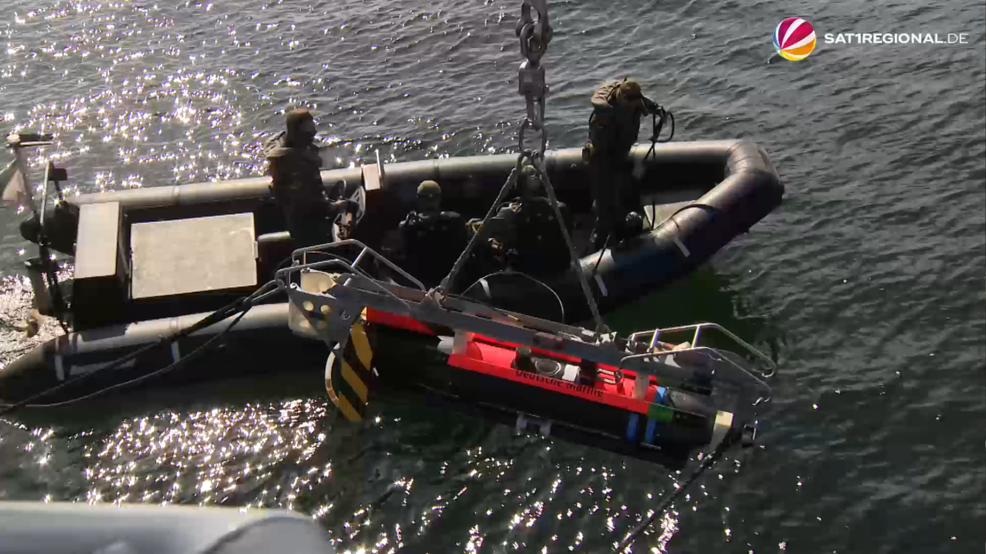 Video: Minenabwehr: Deutsche Marine präsentiert Fähigkeiten in Kiel