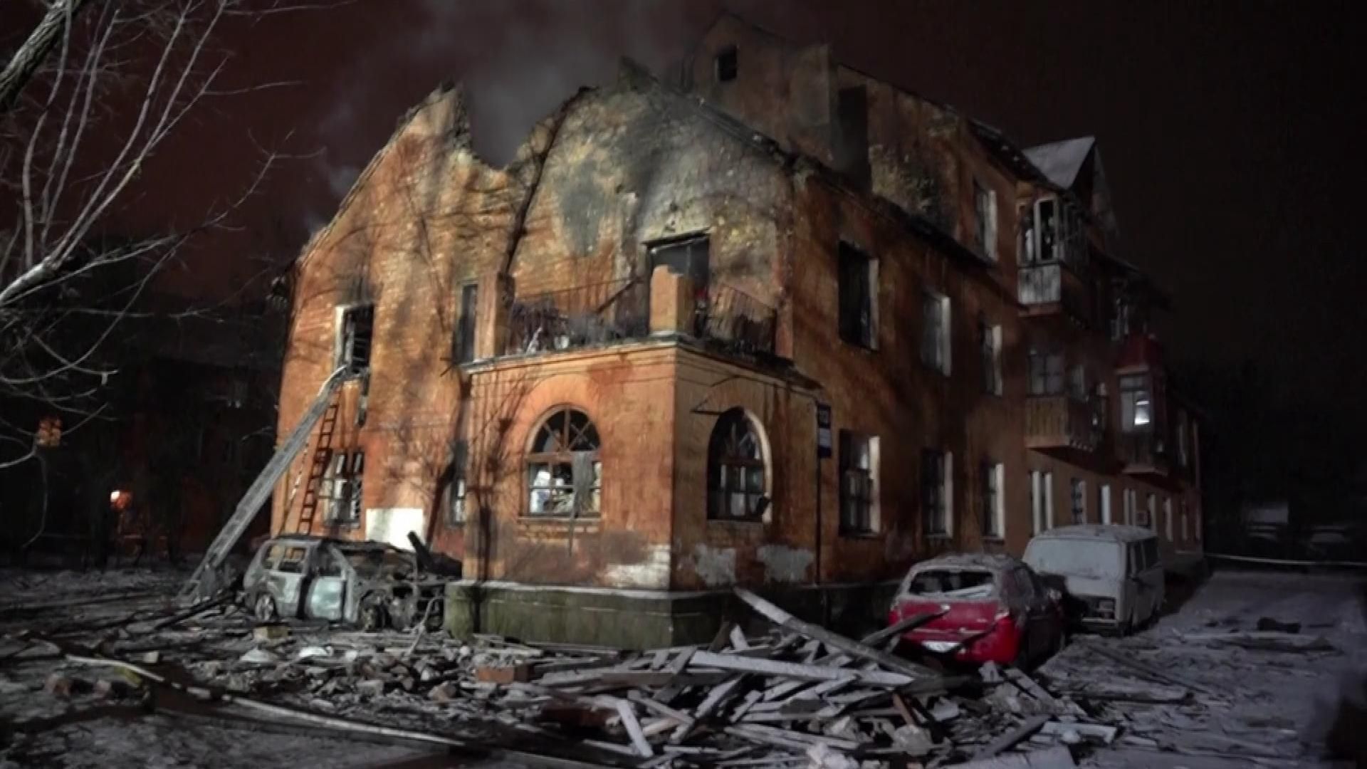 Video: Schwere Angriffe auf die Ukraine