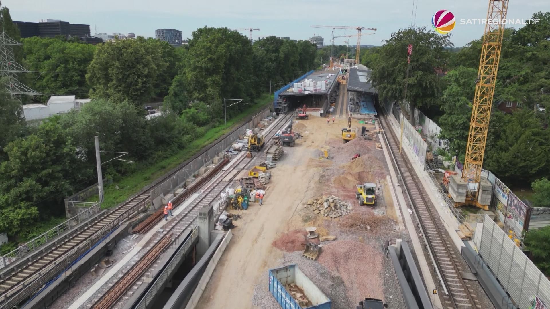 Video: U5-Neubau in Hamburg schreitet voran
