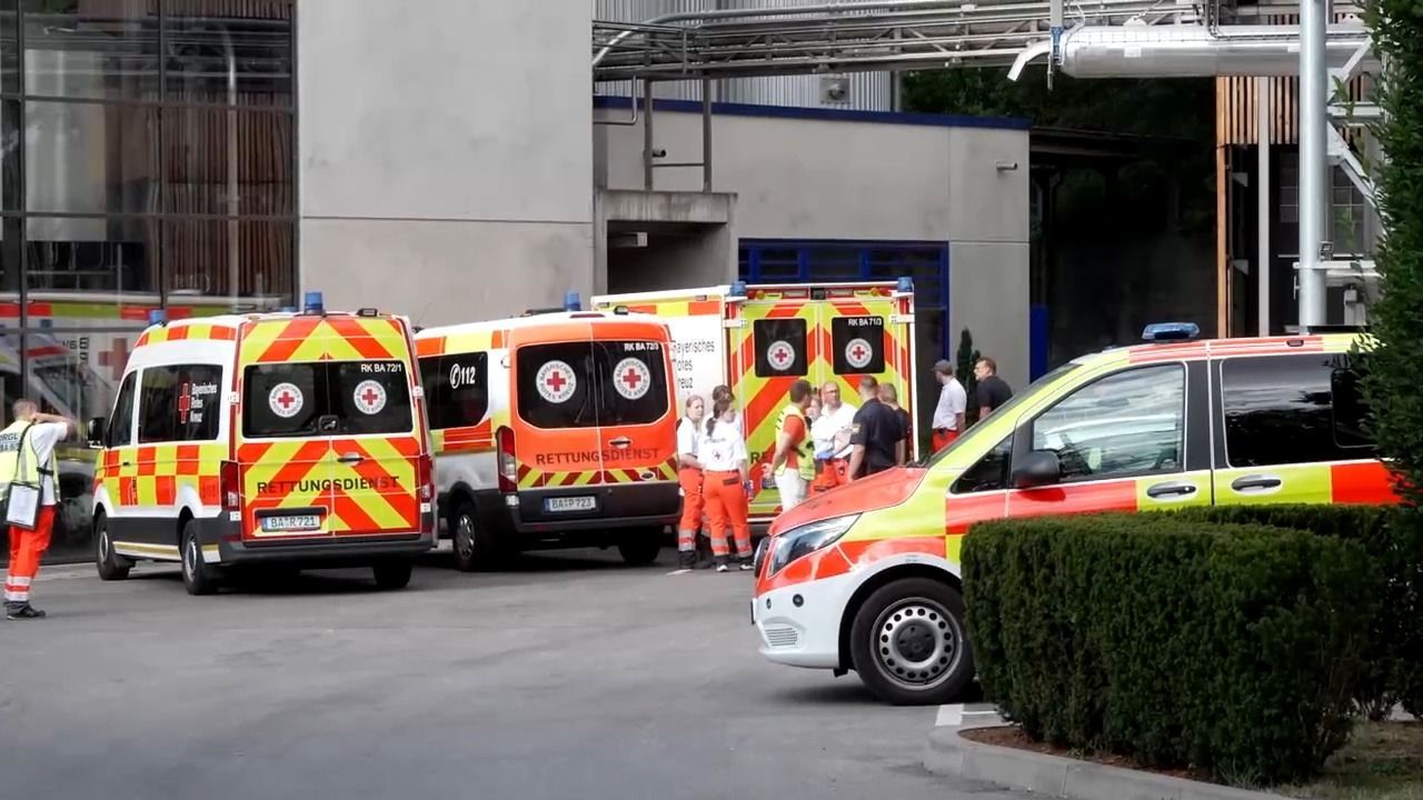 Video: Gasaustritt in Brauerei in Bamberg: Elf Menschen verletzt