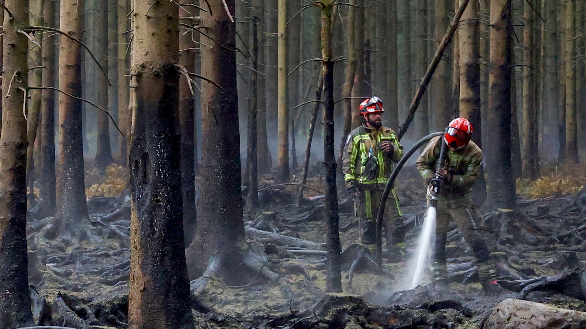 Video: So gefährlich ist der Großbrand im Hohen Venn