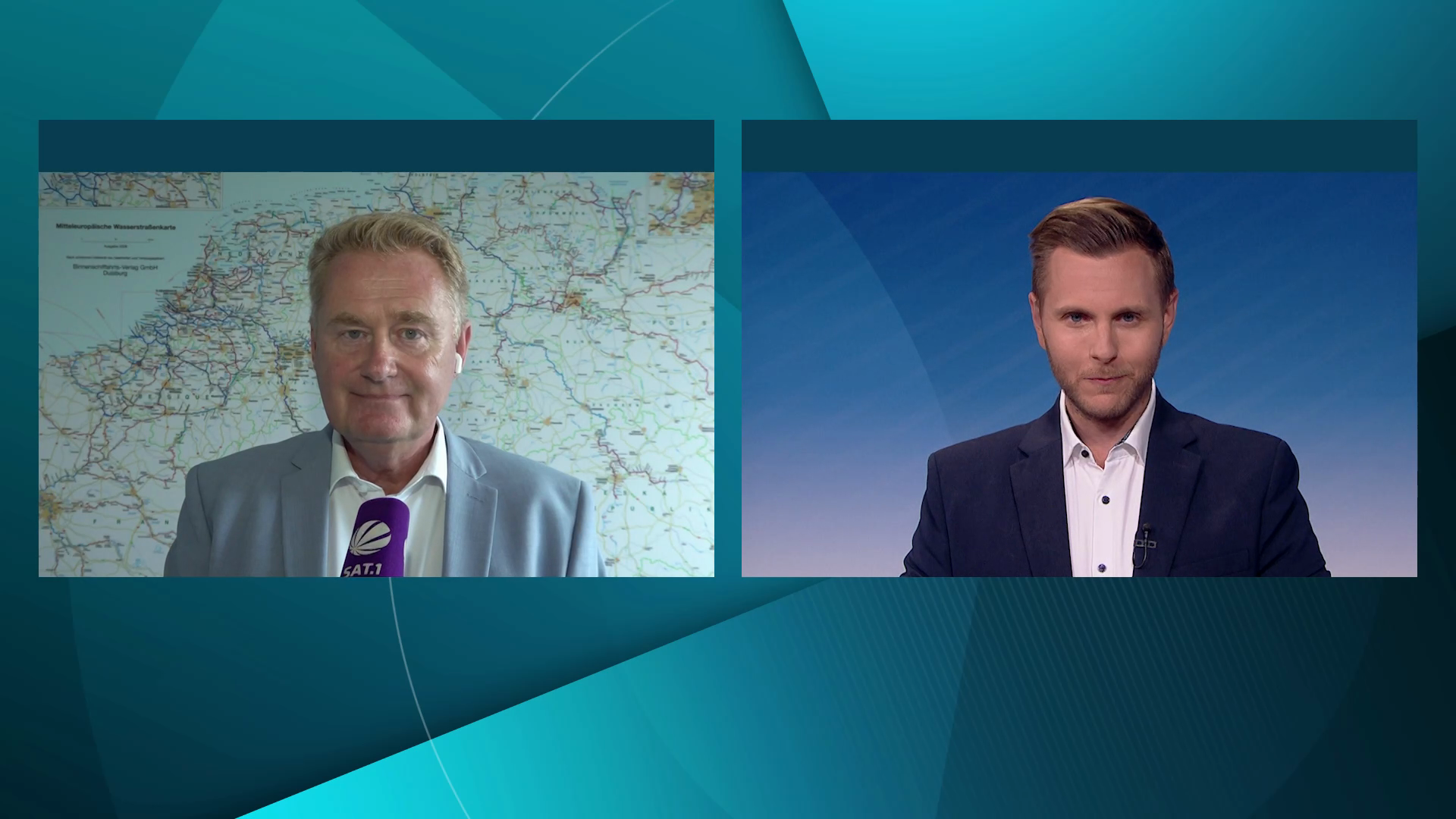 Video: Niedrigwasser: "Zweiteilung" des Rheins droht