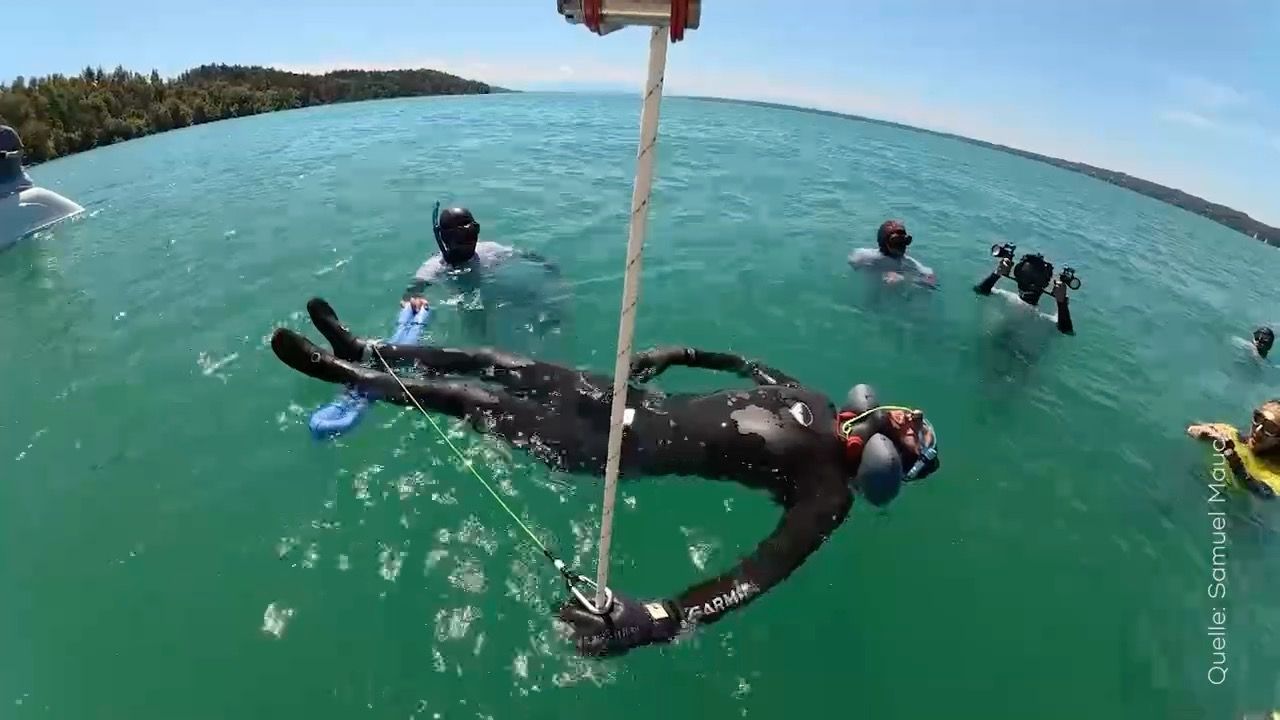 Video: Rekord im Starnberger See? Apnoetaucher kurz vor Ziel bewusstlos