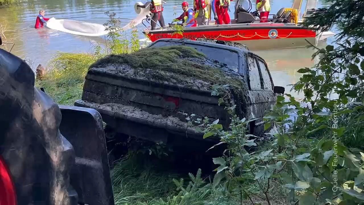 Video: BMW über 30 Jahre in Fluss? Rätselhafter Fund im Lech