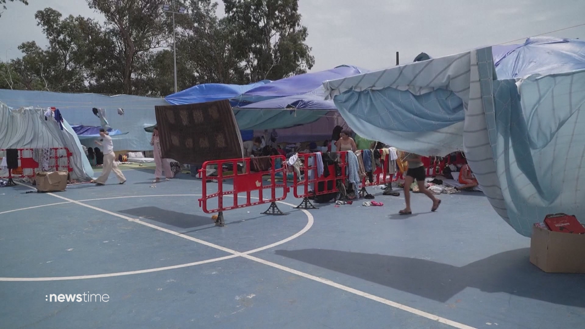 Video: Ceuta: Notunterkünfte für 2000 Menschen