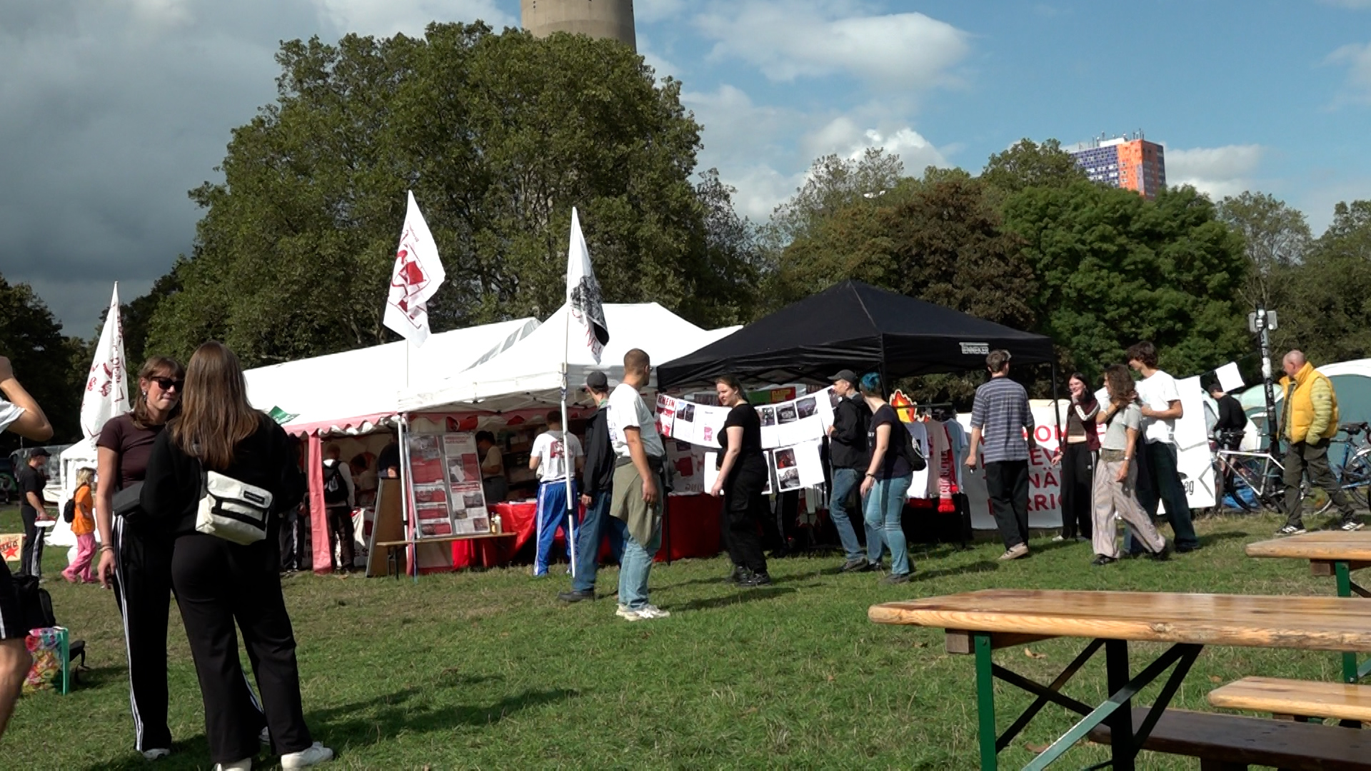 Video: Protestcamp am Grüngürtel gestartet
