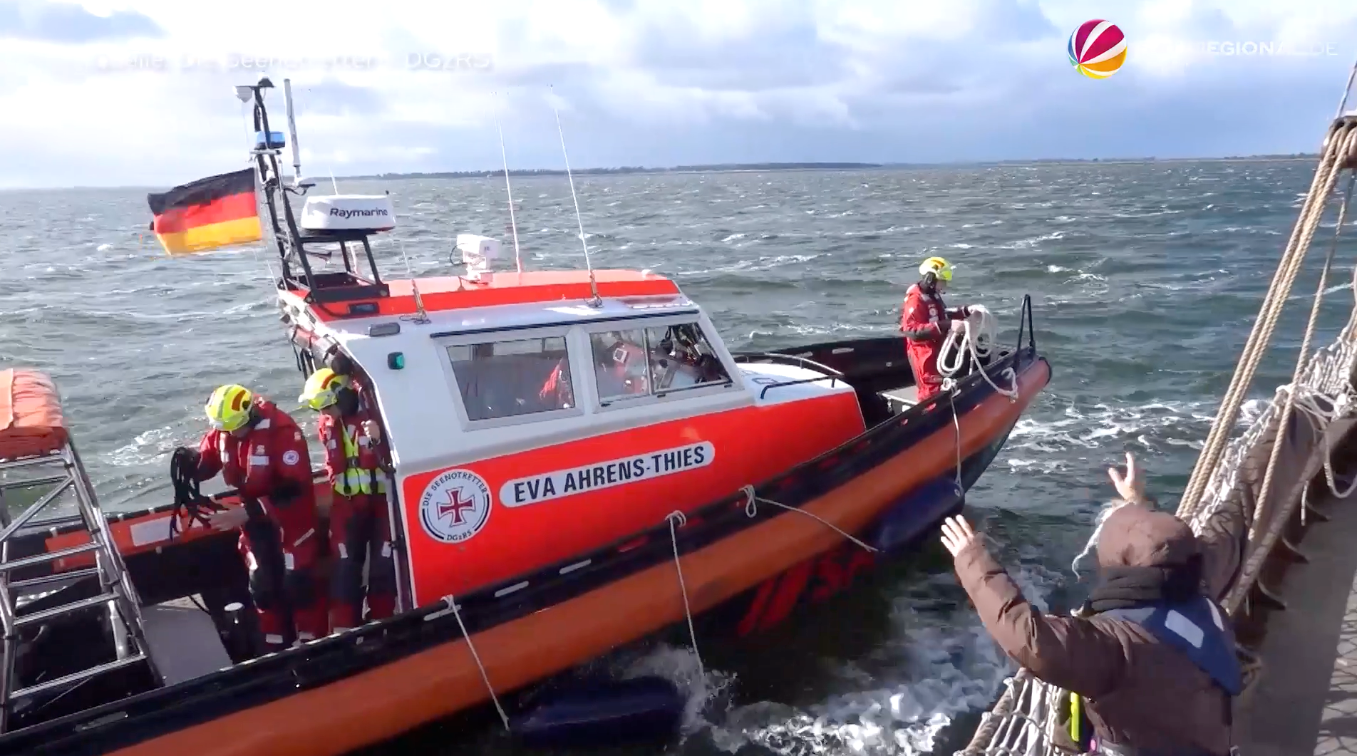 Video: DGzRS-Großübung in Eckernförder Bucht