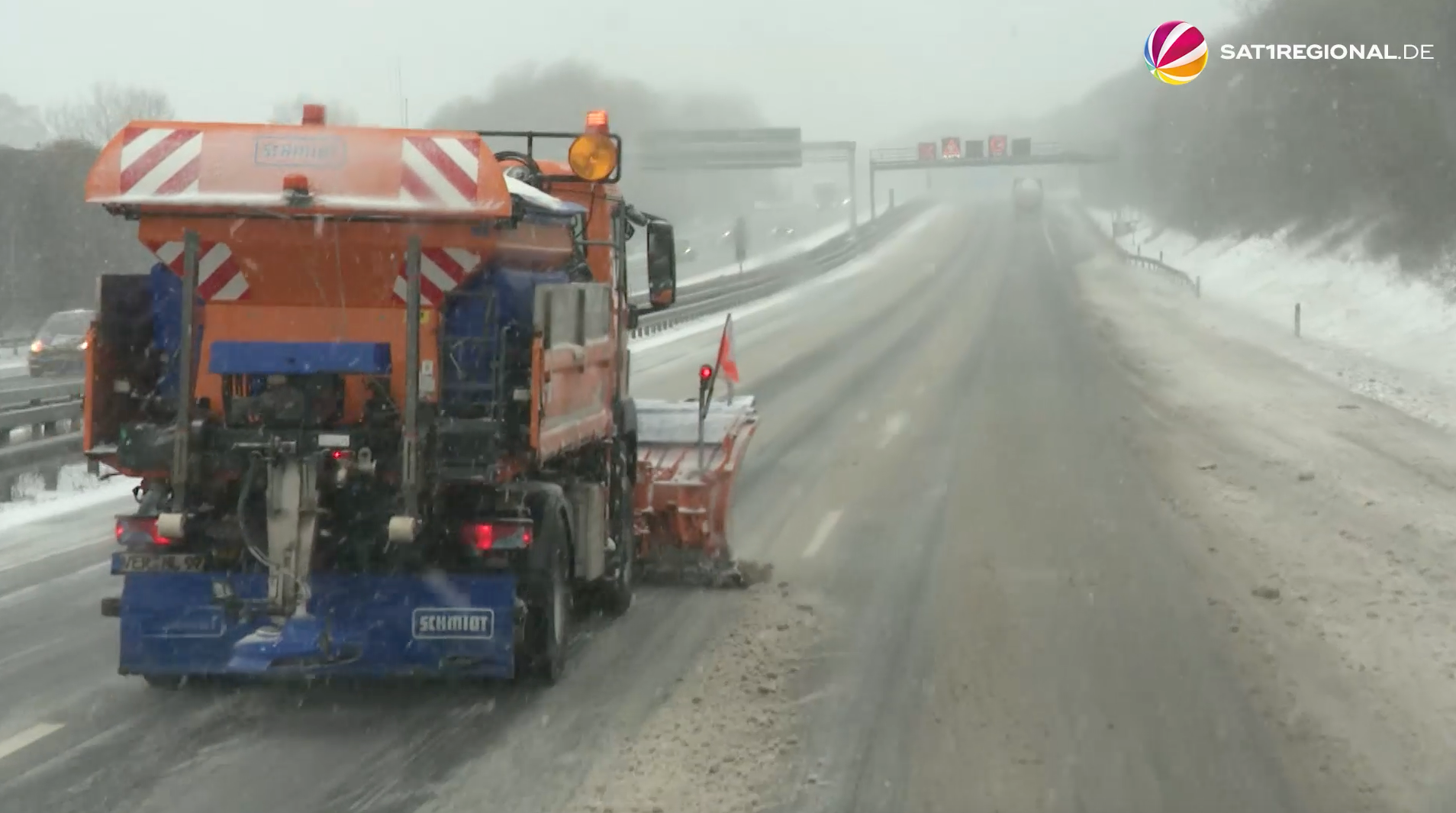 Video: Schneesturm „Elli“ erreicht Niedersachsen und Bremen