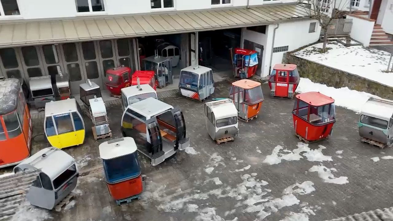 Video: Kuriose Sammlung in Oberbayern: 27-Jähriger mit über 300 Berg-Gondeln