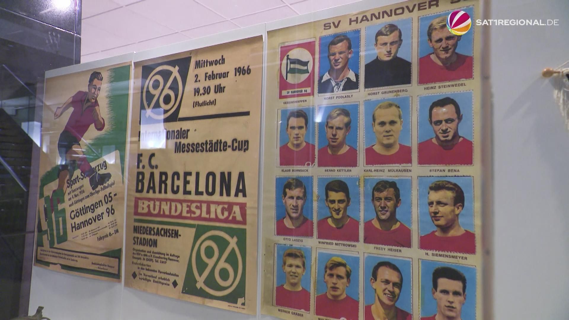 Video: 130 Jahre Hannover 96: Ausstellung im Hauptbahnhof
