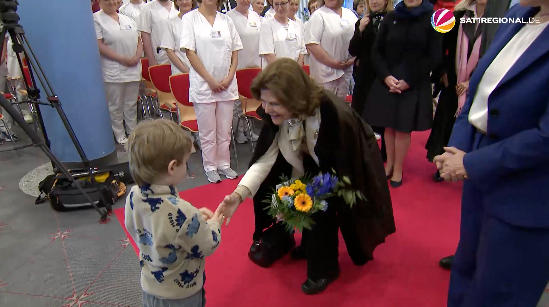 Video: Royaler Besuch: Schwedische Königin Silvia engagiert sich in Flensburg