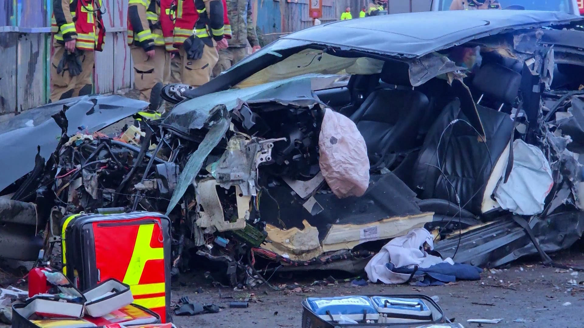 Video: Schwerer Unfall auf A2 bei Kamener Kreuz