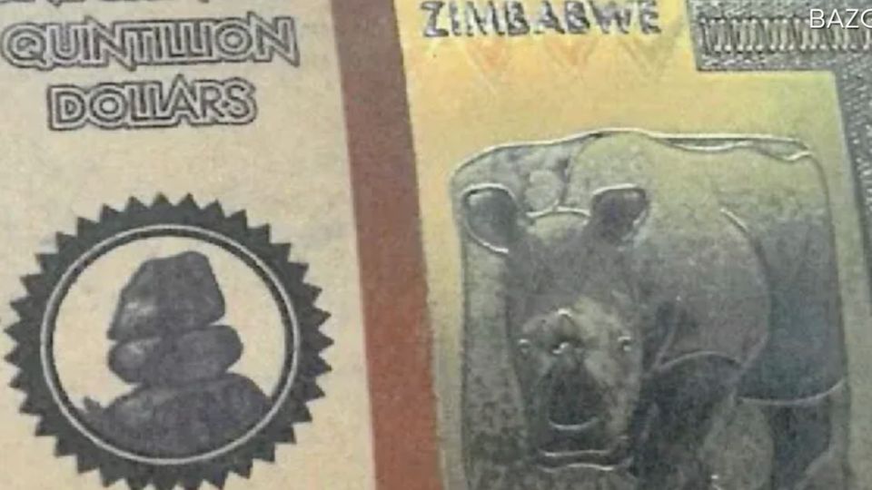 Zoll-Entdeckung: 100-Trillionen-Schein