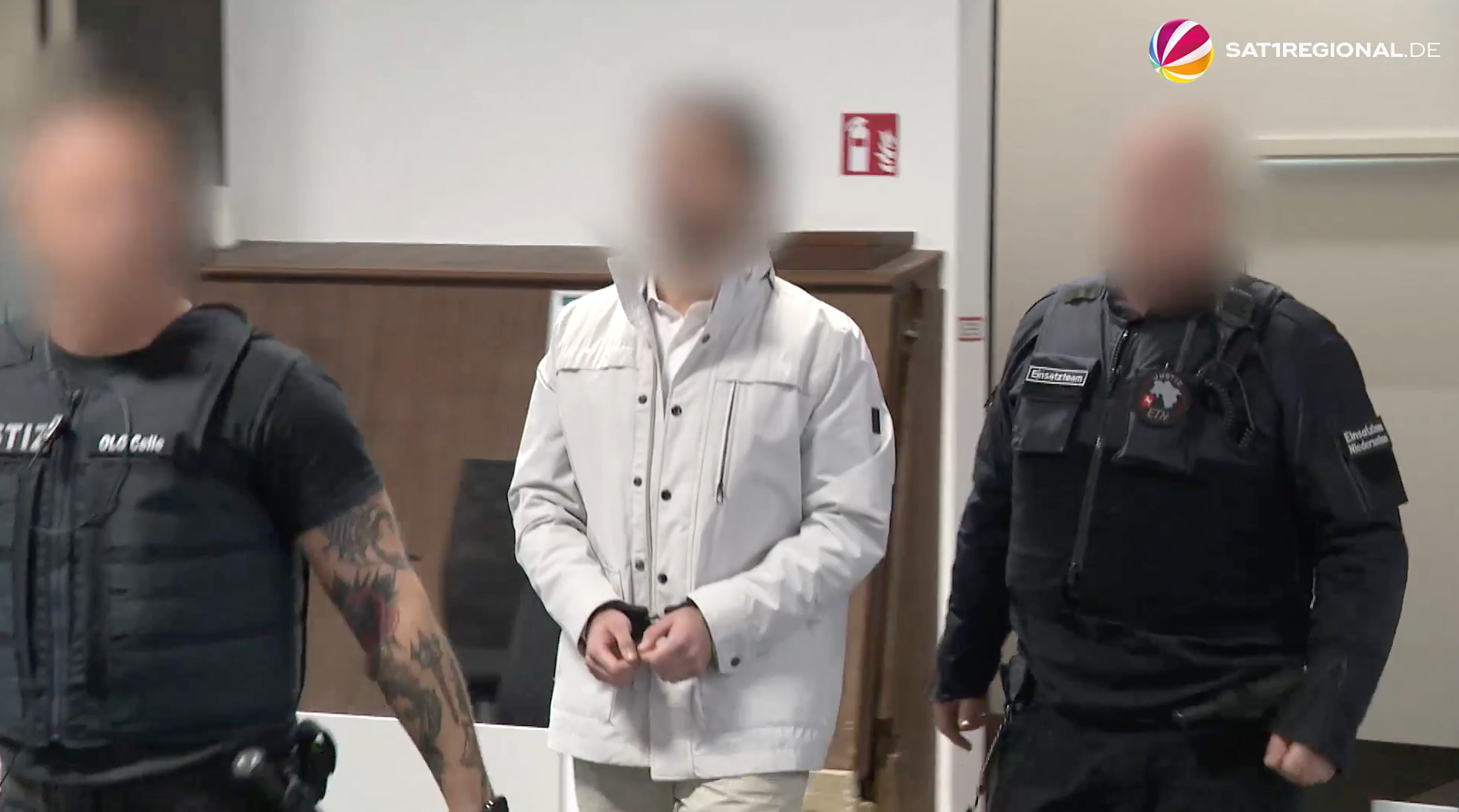 Video: Tödlicher Großfamilien-Streit: Prozess im früheren Klette-Gerichtssaal in Verden
