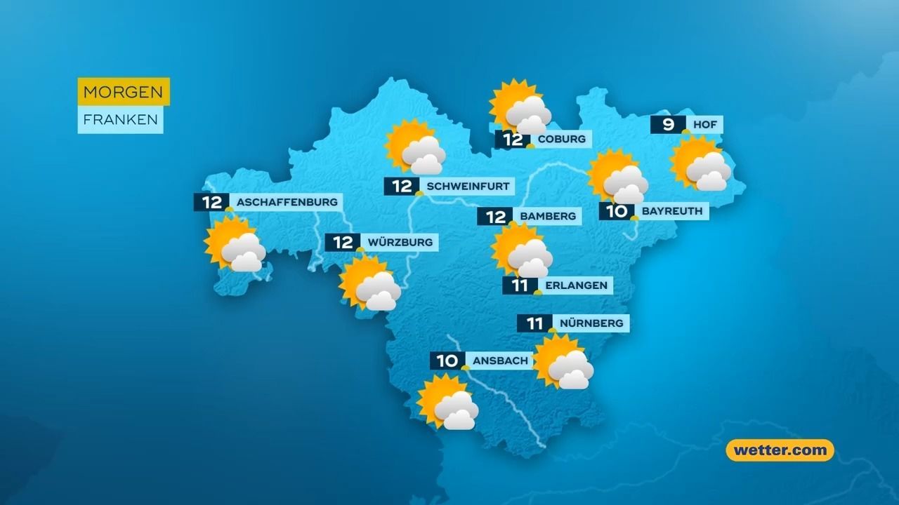 Das Bayern-Wetter vom 29.10.2026: Nebel uns Sonnenschein