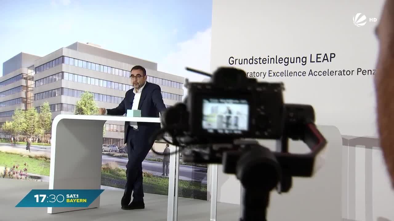 Millionen-Projekt in Penzberg: Grundsteinlegung für neues Forschungsgebäude