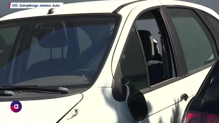 Oberösterreich: Zehnjährige stehlen Auto