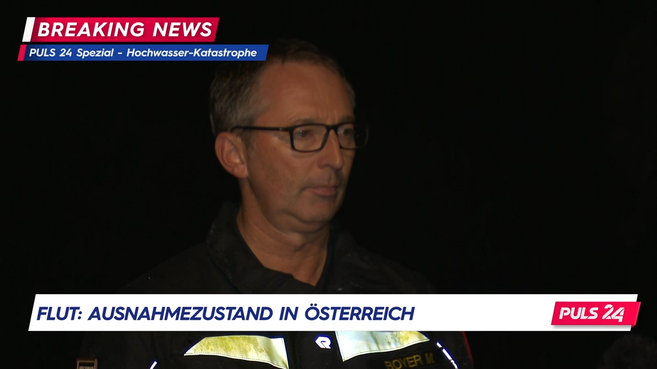 Feuerwehrkommandant NÖ: "Gehen Sie nicht Hochwasser-schauen!"