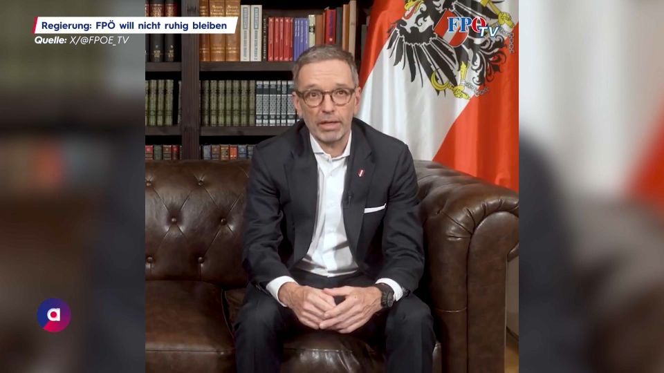 Regierungsbeteiligung: FPÖ will nicht ruhig bleiben
