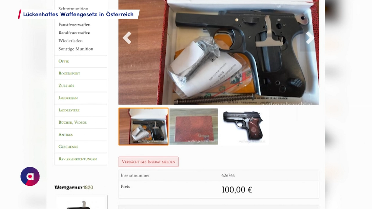 Lückenhaftes Waffengesetz: Österreich schuld an Morden?