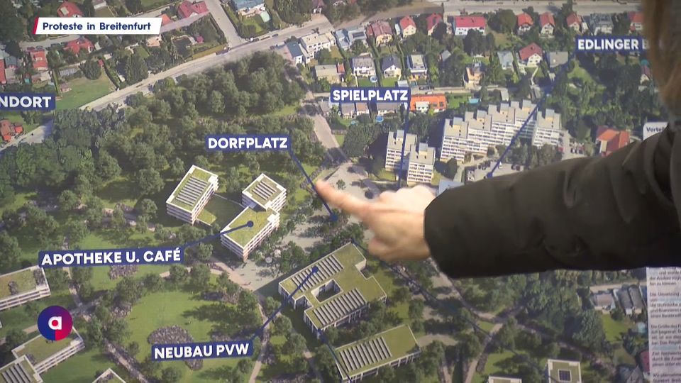 Video: Proteste in Breitenfurt gegen Ärztezentrum