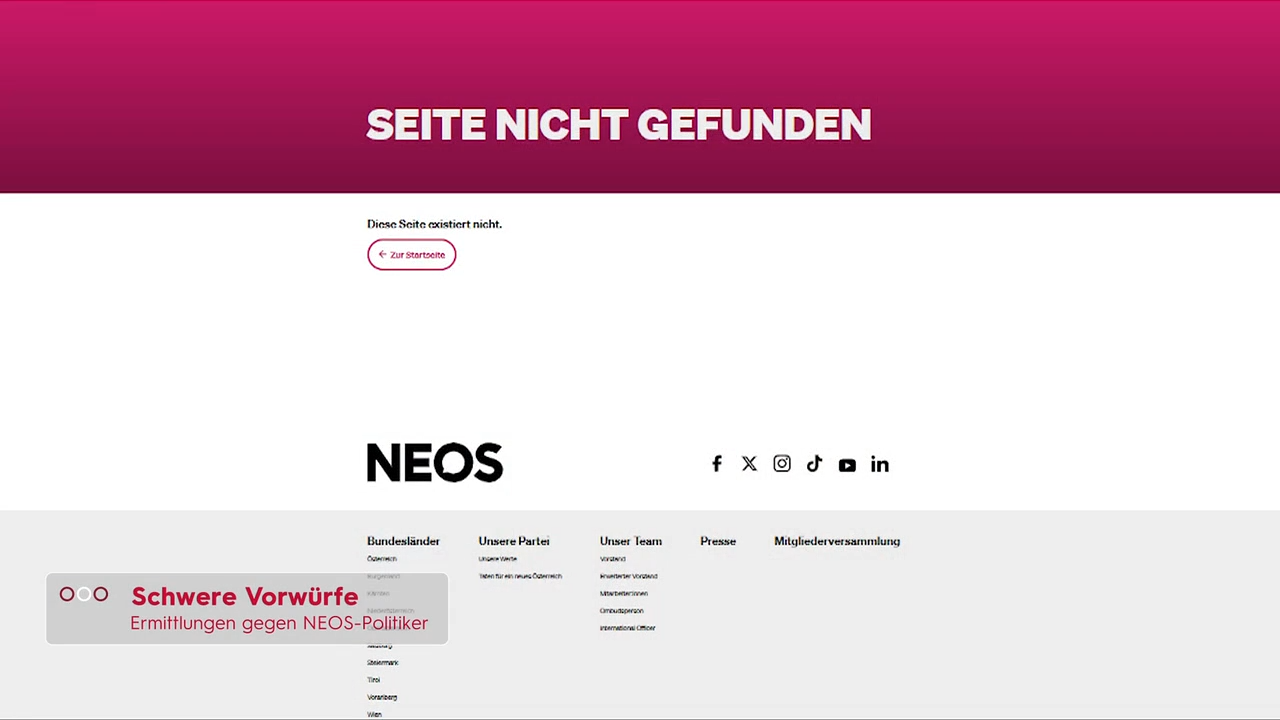 Video: Schwere Vorwürfe gegen steirischen NEOS-Politiker