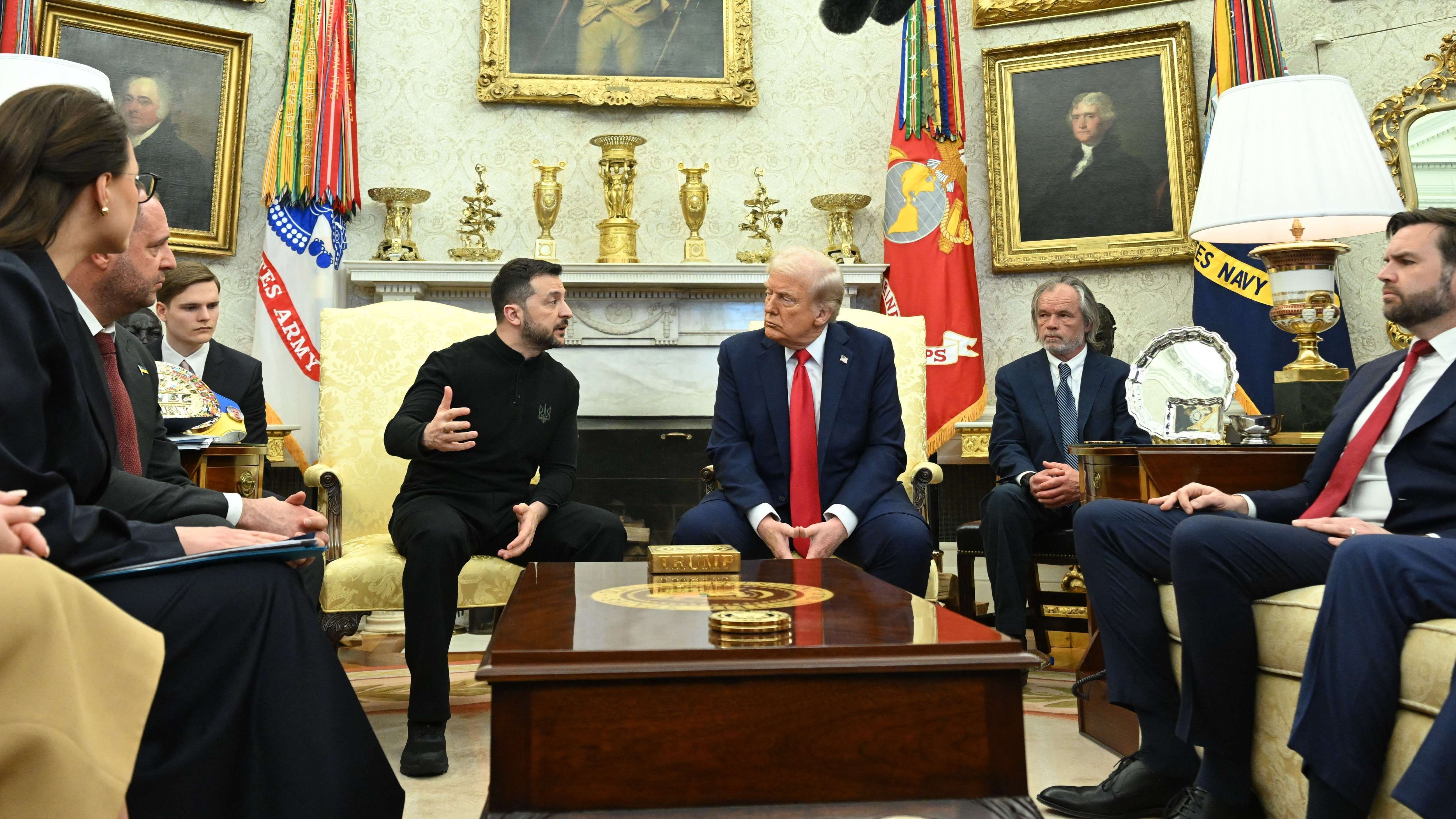 Heikle Mission: Selenskyj bei Trump