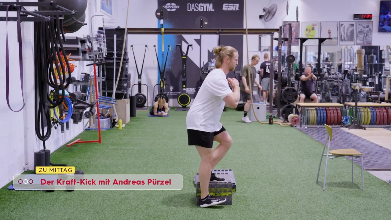 Video: Powerpause: Beinmuskulatur trainieren