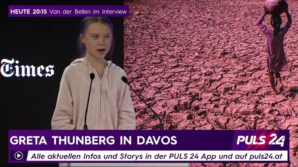 Greta Thunberg beim WEF in Davos